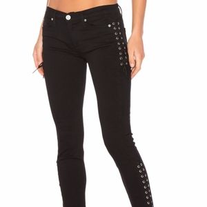 Hudson Suki Mid Rise Ankle Super skinny Jean black